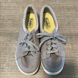 Keds Gray Sneakers‎ Classic Canvas Low-Top Size 8.5